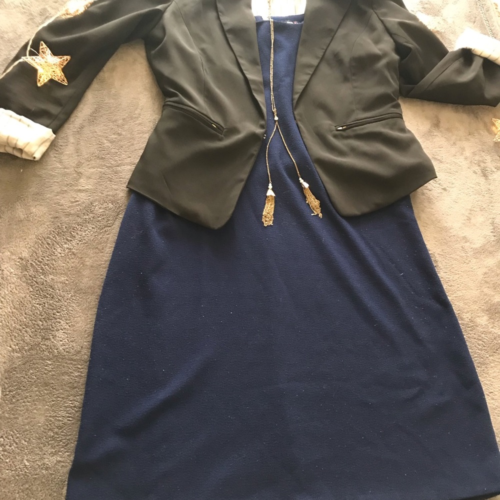 Navy Blue Dress